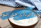 تناول الزبادي قبل النوم.. هل هو مفيد أم يسبب مشاكل صحية؟