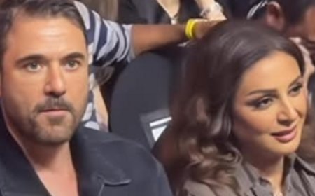 انغام وأحمد عز يتصدران الترند بعد ظهورهما في الأهرامات