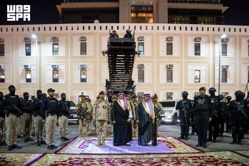 عبدالعزيز بن سعود بن نايف يتفقد الجاهزية الأمنية بالمشاعر المقدسة خلال رمي الجمرات