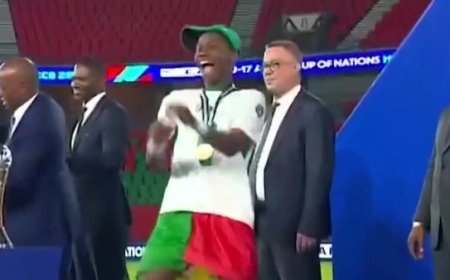 لقطة مثيرة في نهائي كأس أمم إفريقيا للناشئين بعد تتويج السنغال