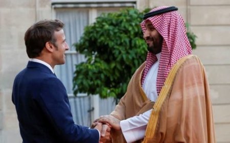 ولي العهد السعودي يعتذر عن قمة السبع ويشكر ماكرون