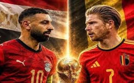 موعد مباراة مصر وبلجيكا في كأس العالم 2026 والقنوات المفتوحة الناقلة