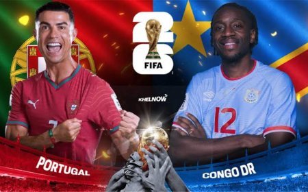 موعد مباراة البرتغال والكونغو الديمقراطية في كأس العالم 2026