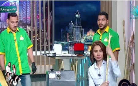"تعصر العصير على الهواء".. بسمة وهبة تُحذر من مخاطر القصب