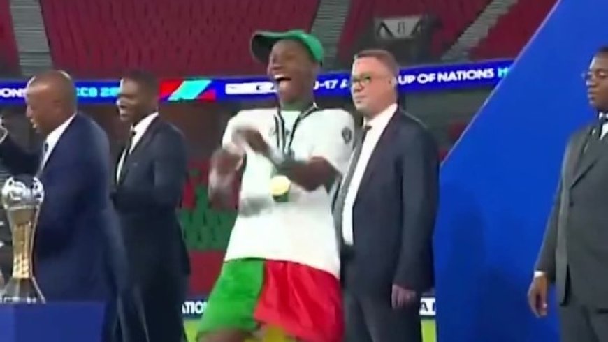 لقطة مثيرة في نهائي كأس أمم إفريقيا للناشئين بعد تتويج السنغال