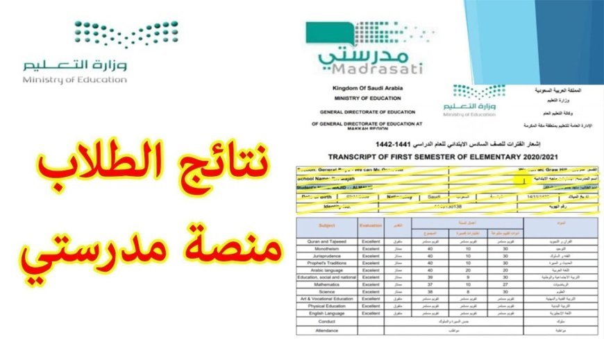 نتائج الطلاب 1448 عبر توكلنا