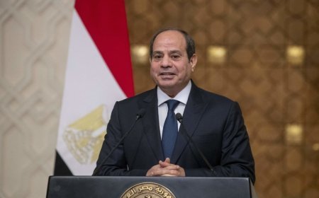 السيسي يعزي دولة قطر في وفاة الأمير حمد بن خليفة آل ثاني