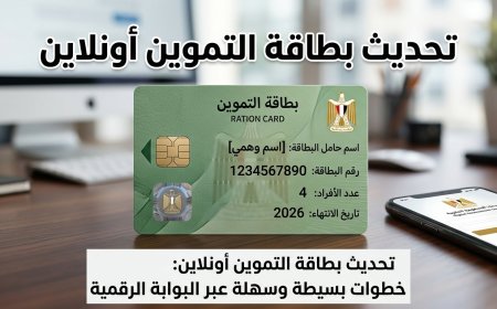خطوة بخطوة.. طريقة تحديث بطاقة التموين اونلاين والأوراق المطلوبة
