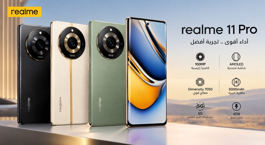 سعر ومواصفات Realme 11 pro وأبرز مميزاته