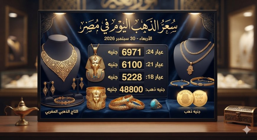 بعد هبوط 130 جنيها.. سعر الذهب اليوم في مصر وعيار 21 عند 6100 جنيه