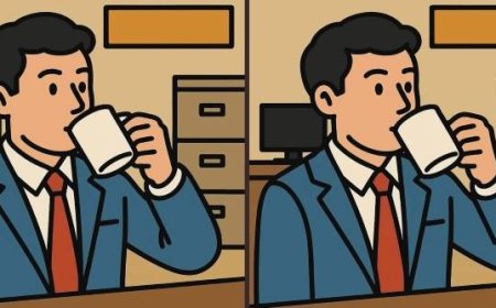 لغز الموظف.. وهم بصري لاكتشاف الاختلافات الـ3 في 24 ثانية