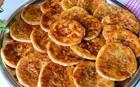 طريقة عمل فطير الطاسة المورق بمكونات بسيطة وبدون فرن