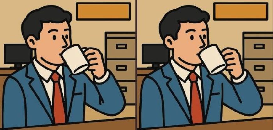 لغز الموظف.. وهم بصري لاكتشاف الاختلافات الـ3 في 24 ثانية