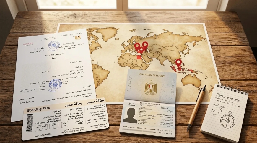 استخراج تصريح سفر 2026